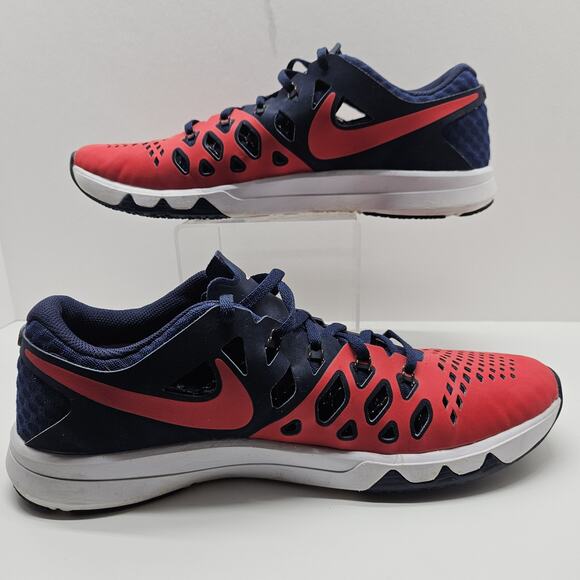 Nike Mens Train Speed 4 AMP NFL NE Patriots Shoes 11.5 Red Blue 848587-603 - Picture 2 of 9
